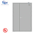 Steel anti fire door School Interior 45mm thickness Single Leaf Door design With UL Listed